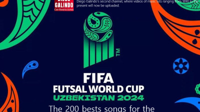 Las 200 mejores canciones para la Copa Mundial de Futbol Sala Uzbekistan 2024