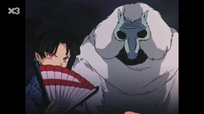 Inuyasha Cap 066 // La barrera màgica d'en Naraku i la decisió de la Kagura