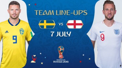 Fifa world cup Quarter Final 2018 Sweden Vs. England