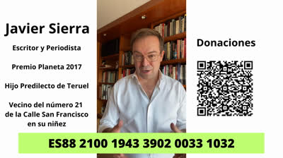 JAVIER SIERRA LLAMA A APOYAR A LOS AFECTADOS POR EL DERRUMBE