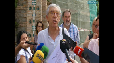 INICIO DE OBRAS EN LA ESCALINATA DE TERUEL