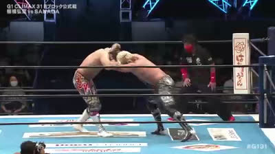 NJPW G1 Climax 31-Hiroshi Tanahashi vs SANADA