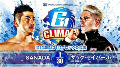NJPW G1 Climax 34-SANADA vs Zack Sabre Jr