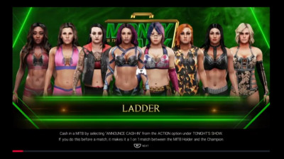 Alicia Fox vs Mickie James vs Ruby Riott vs Sasha Banks vs Asuka vs Becky Lynch vs Billie Kay vs Lana (WWE 2K19)