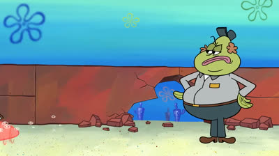 Boby esponja causa quadrada